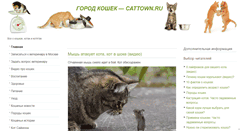 Desktop Screenshot of cattown.ru